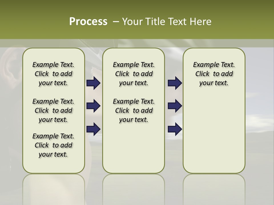 A Couple Of Men Riding Bikes Through A Field PowerPoint Template