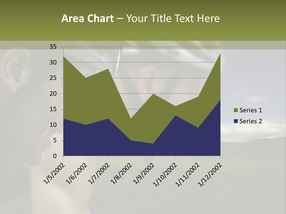 A Couple Of Men Riding Bikes Through A Field PowerPoint Template