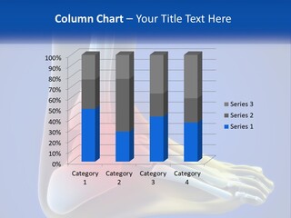 A Medical Powerpoint Presentation With A Highlighted Image Of A Foot PowerPoint Template