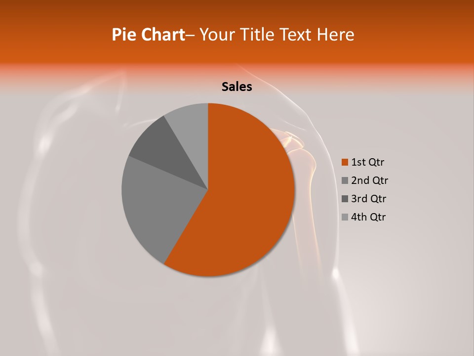 A Skeleton With A Highlighted Shoulder Powerpoint Presentation PowerPoint Template