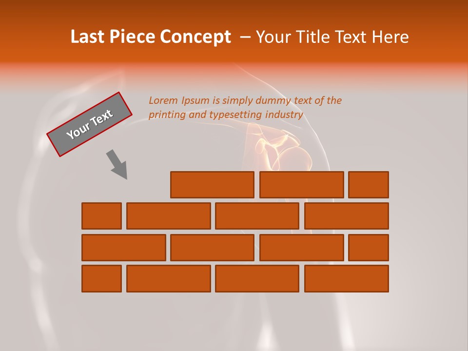 A Skeleton With A Highlighted Shoulder Powerpoint Presentation PowerPoint Template
