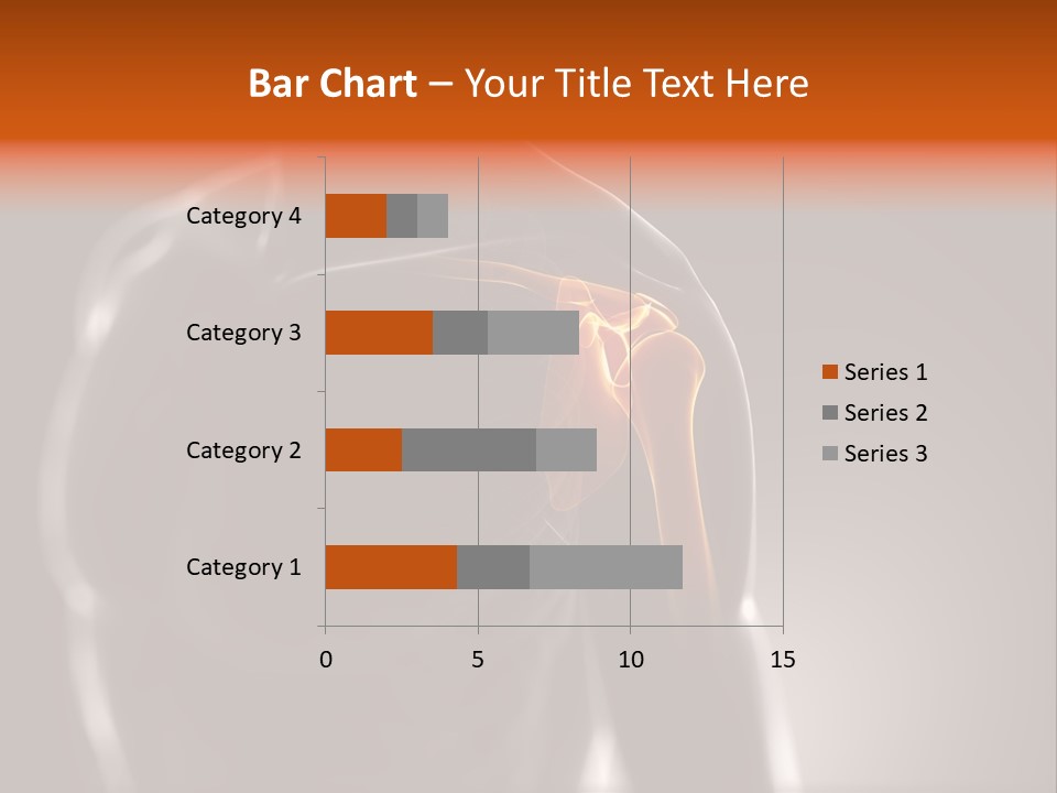 A Skeleton With A Highlighted Shoulder Powerpoint Presentation PowerPoint Template