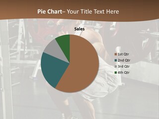 A Man Doing Squats With A Barbell In A Gym PowerPoint Template