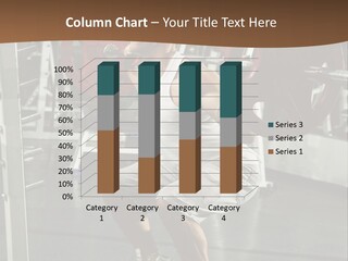 A Man Doing Squats With A Barbell In A Gym PowerPoint Template