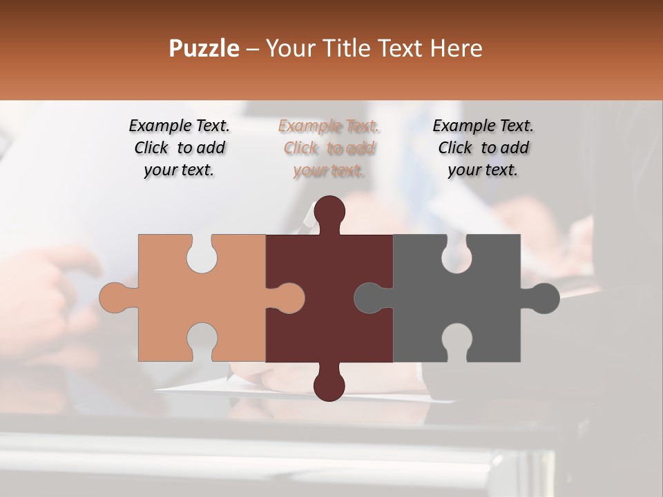 A Group Of People Writing On A Piece Of Paper PowerPoint Template