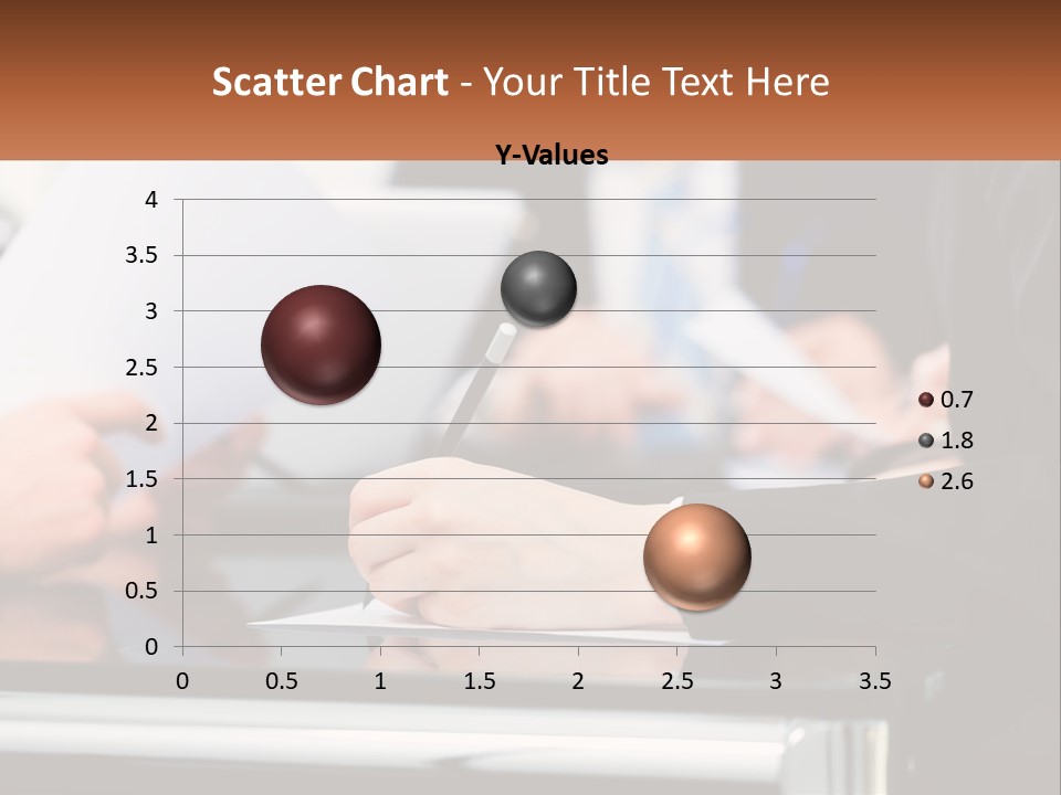 A Group Of People Writing On A Piece Of Paper PowerPoint Template