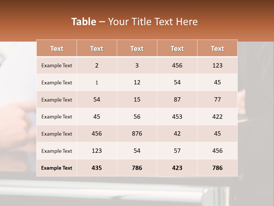 A Group Of People Writing On A Piece Of Paper PowerPoint Template