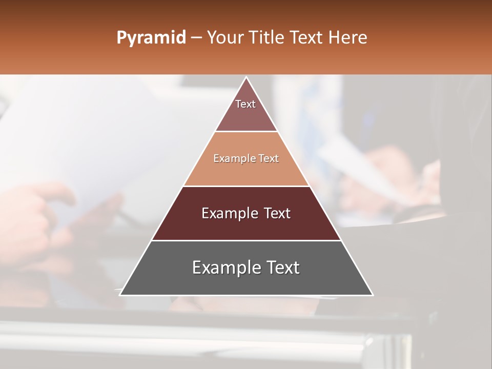 A Group Of People Writing On A Piece Of Paper PowerPoint Template