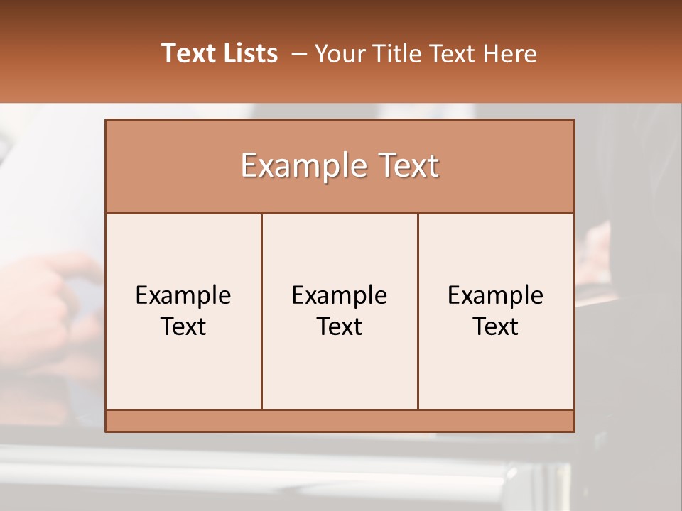A Group Of People Writing On A Piece Of Paper PowerPoint Template