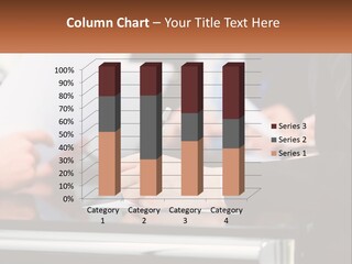 A Group Of People Writing On A Piece Of Paper PowerPoint Template