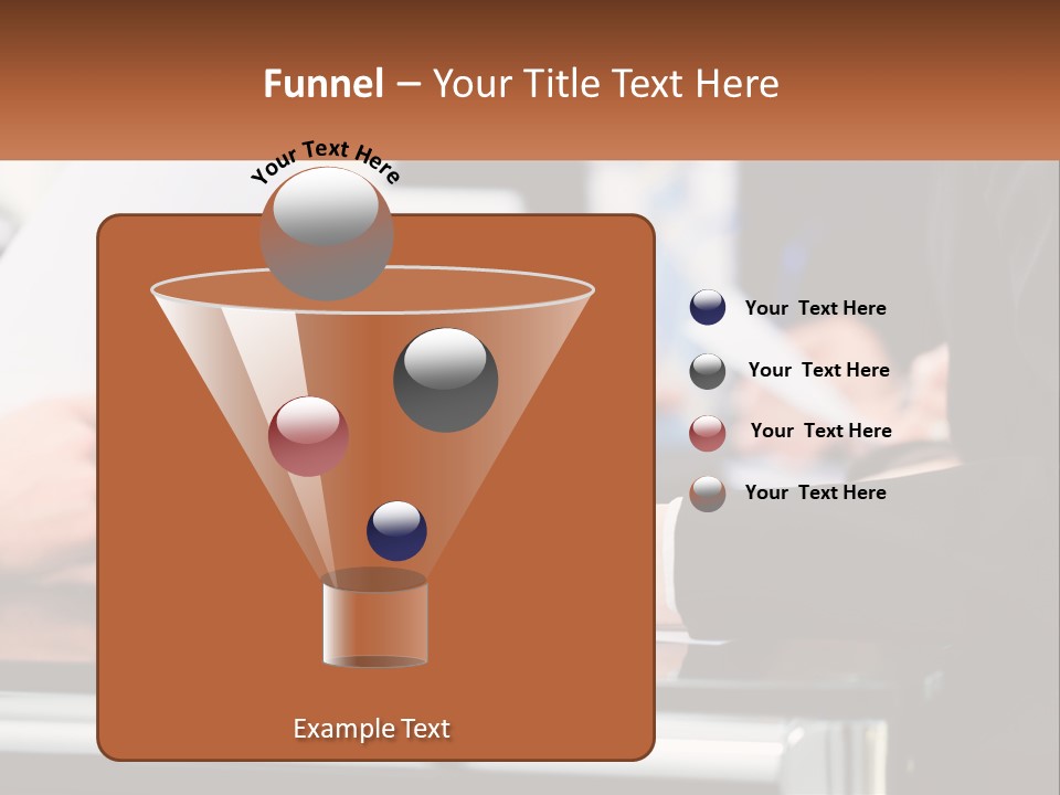 A Group Of People Writing On A Piece Of Paper PowerPoint Template