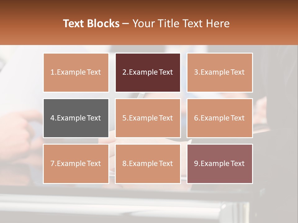 A Group Of People Writing On A Piece Of Paper PowerPoint Template
