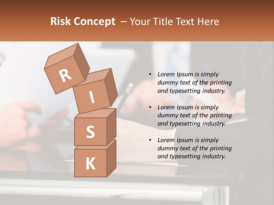 A Group Of People Writing On A Piece Of Paper PowerPoint Template