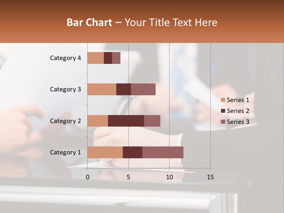 A Group Of People Writing On A Piece Of Paper PowerPoint Template