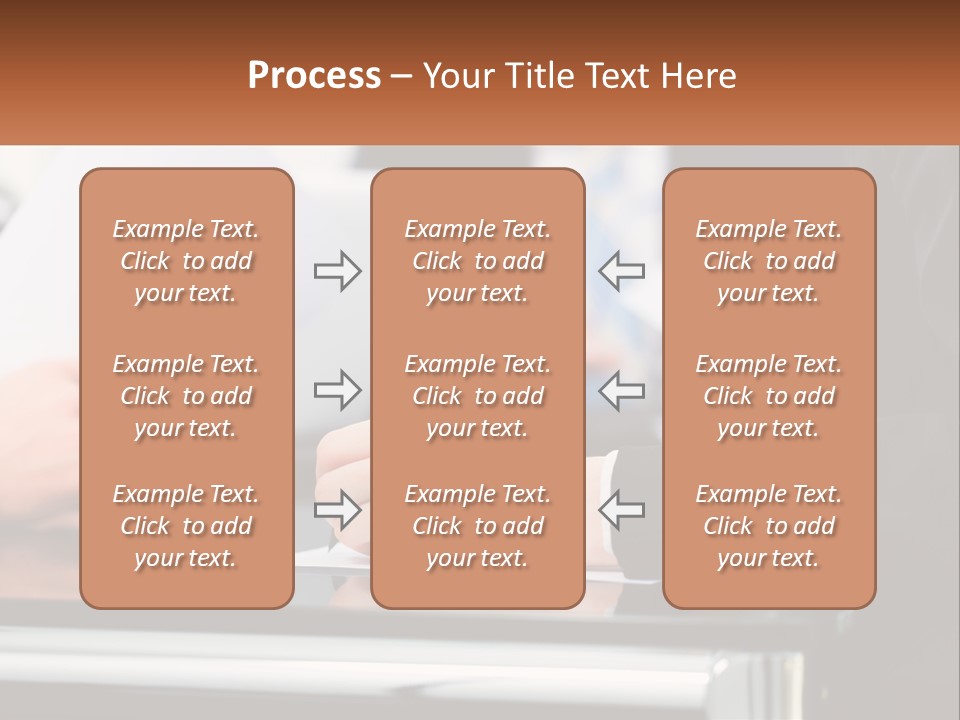 A Group Of People Writing On A Piece Of Paper PowerPoint Template
