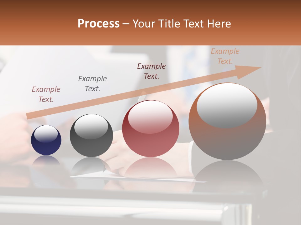 A Group Of People Writing On A Piece Of Paper PowerPoint Template