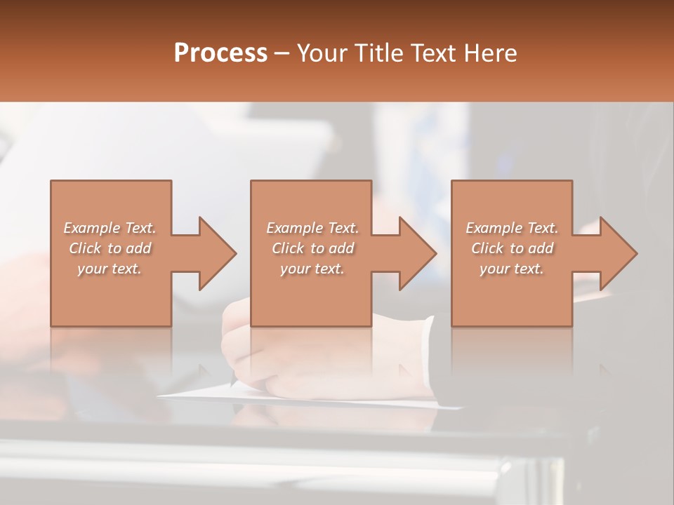 A Group Of People Writing On A Piece Of Paper PowerPoint Template