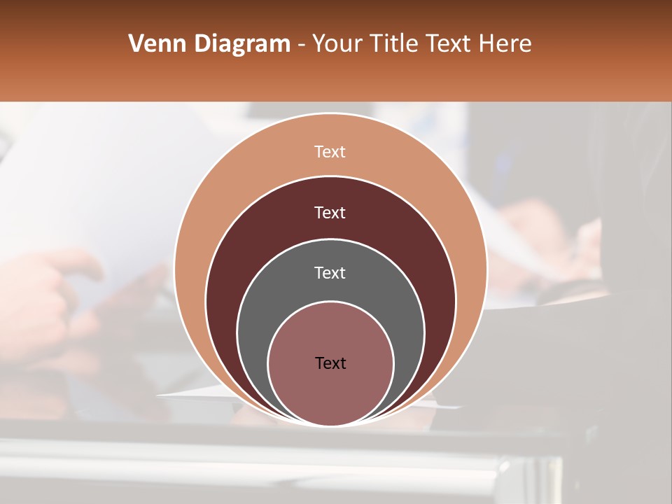 A Group Of People Writing On A Piece Of Paper PowerPoint Template