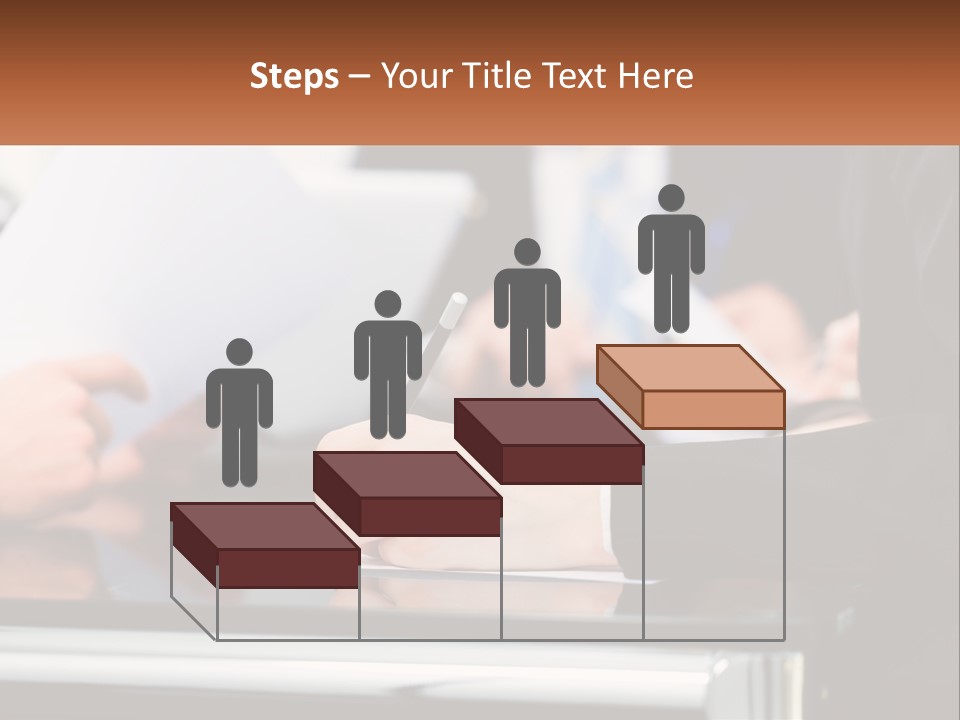 A Group Of People Writing On A Piece Of Paper PowerPoint Template