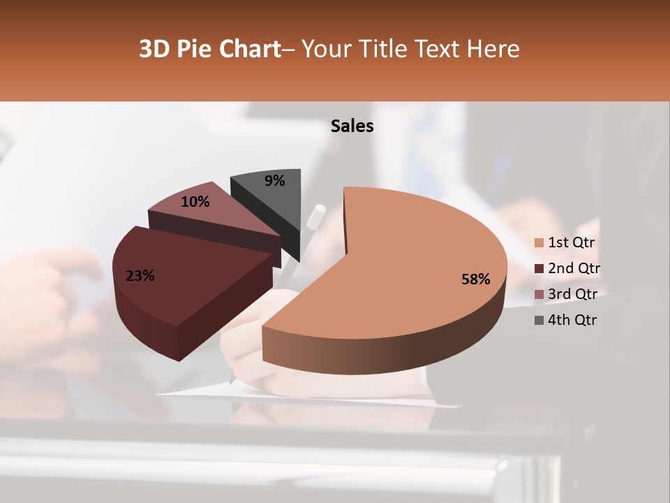 A Group Of People Writing On A Piece Of Paper PowerPoint Template