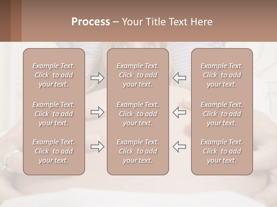 A Pregnant Woman Laying In Bed With Her Hands On Her Belly PowerPoint Template