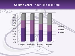 A Purple And White Fish With A Hook In It's Mouth PowerPoint Template