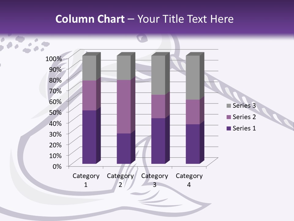 A Purple And White Fish With A Hook In It's Mouth PowerPoint Template