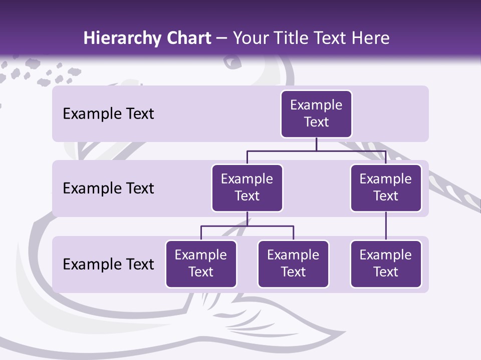 A Purple And White Fish With A Hook In It's Mouth PowerPoint Template