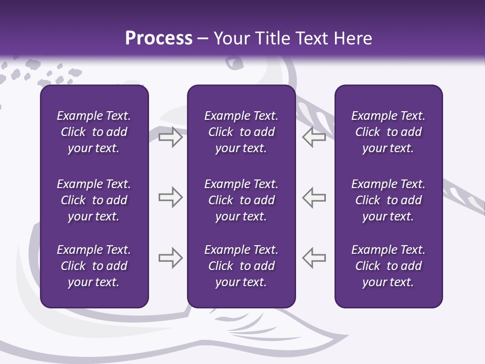 A Purple And White Fish With A Hook In It's Mouth PowerPoint Template