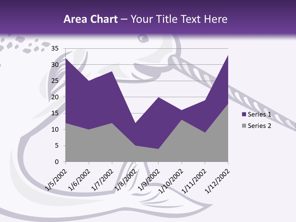 A Purple And White Fish With A Hook In It's Mouth PowerPoint Template