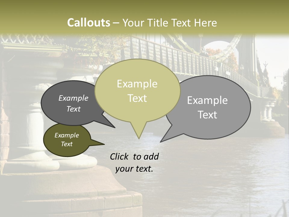 A Bridge Over A Body Of Water With A Building In The Background PowerPoint Template