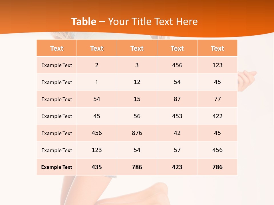 A Young Girl Jumping Up In The Air PowerPoint Template