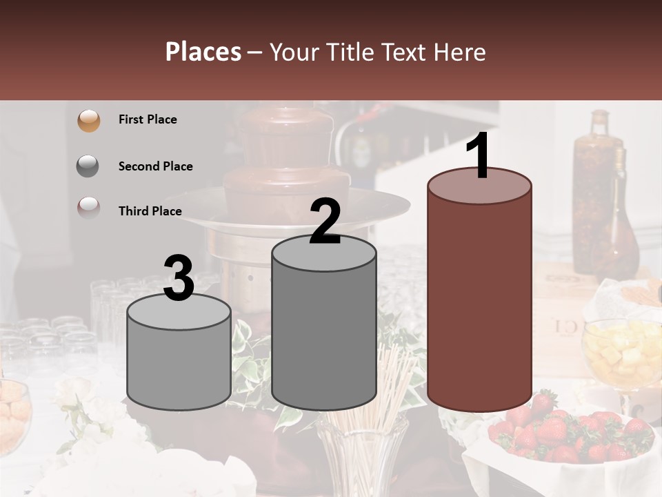A Table Topped With Lots Of Food And Drinks PowerPoint Template