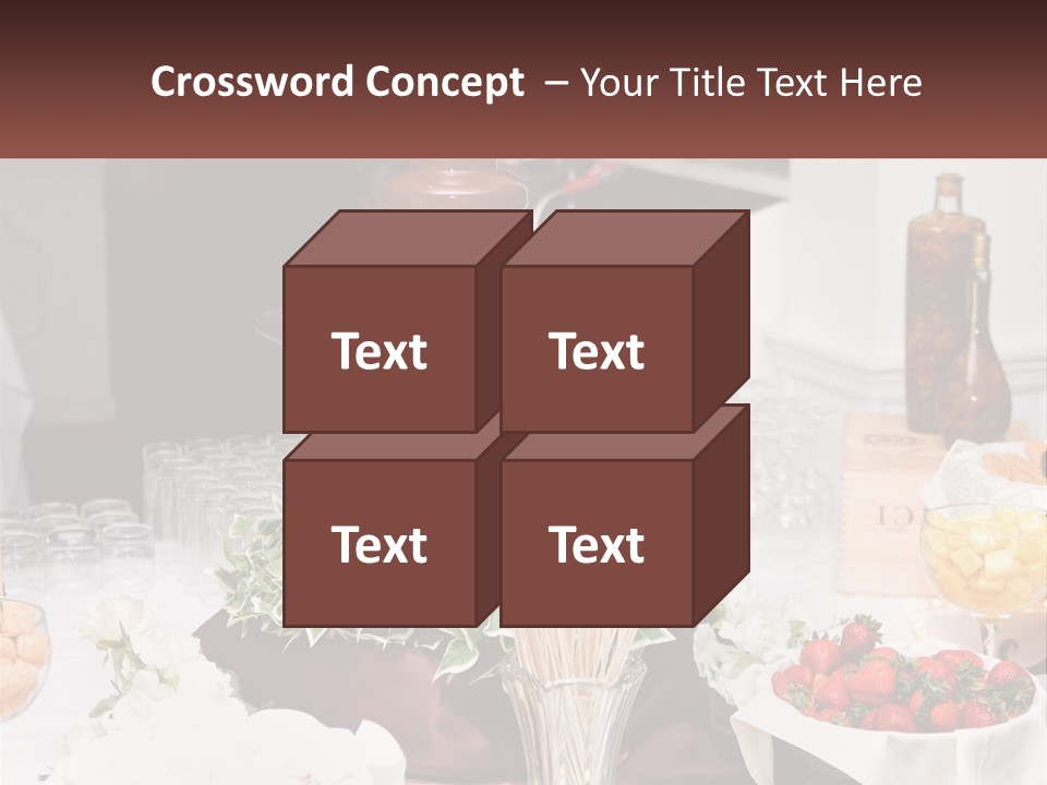 A Table Topped With Lots Of Food And Drinks PowerPoint Template