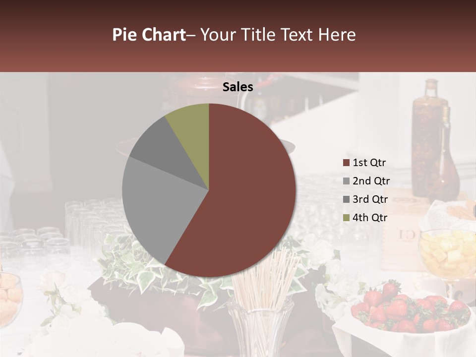 A Table Topped With Lots Of Food And Drinks PowerPoint Template