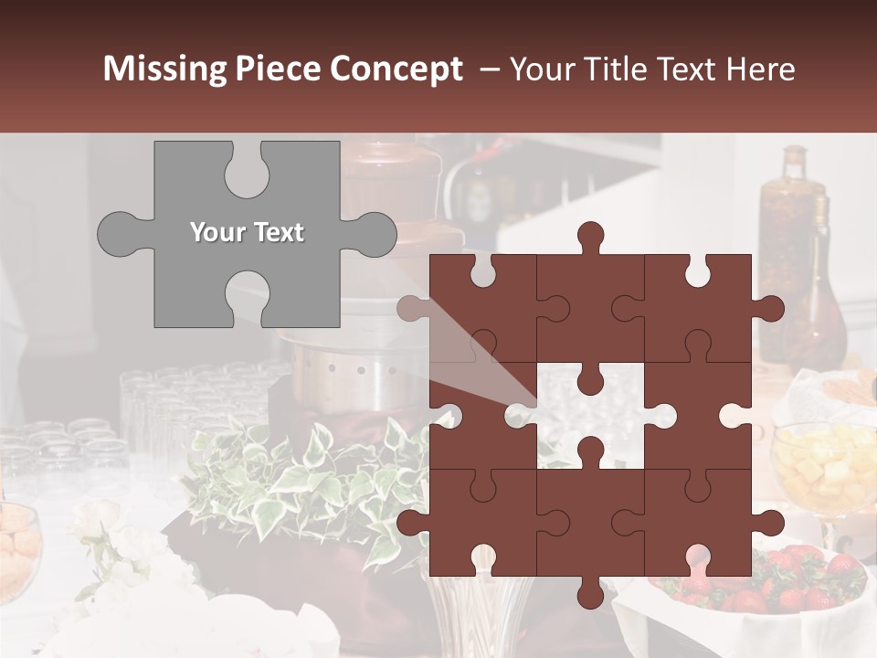 A Table Topped With Lots Of Food And Drinks PowerPoint Template