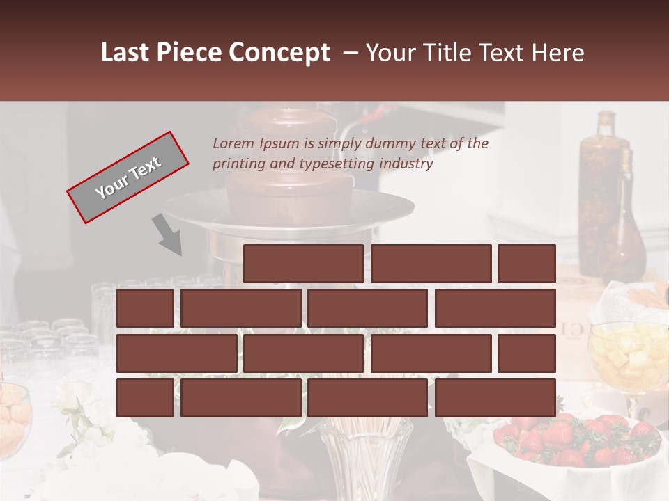 A Table Topped With Lots Of Food And Drinks PowerPoint Template