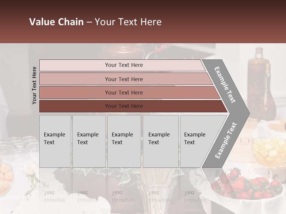 A Table Topped With Lots Of Food And Drinks PowerPoint Template