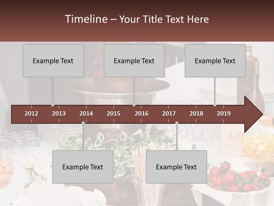 A Table Topped With Lots Of Food And Drinks PowerPoint Template
