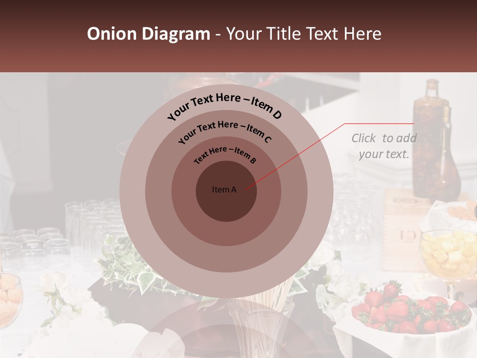 A Table Topped With Lots Of Food And Drinks PowerPoint Template