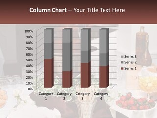 A Table Topped With Lots Of Food And Drinks PowerPoint Template