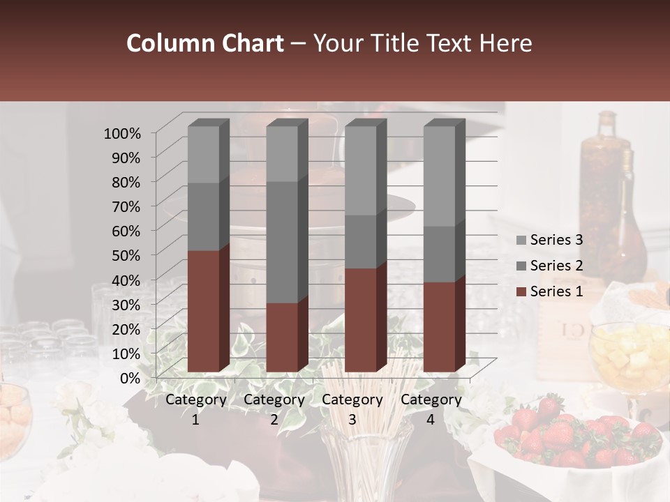 A Table Topped With Lots Of Food And Drinks PowerPoint Template