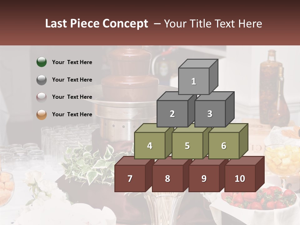 A Table Topped With Lots Of Food And Drinks PowerPoint Template