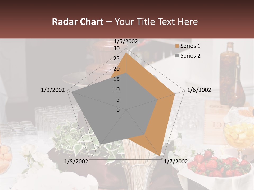 A Table Topped With Lots Of Food And Drinks PowerPoint Template