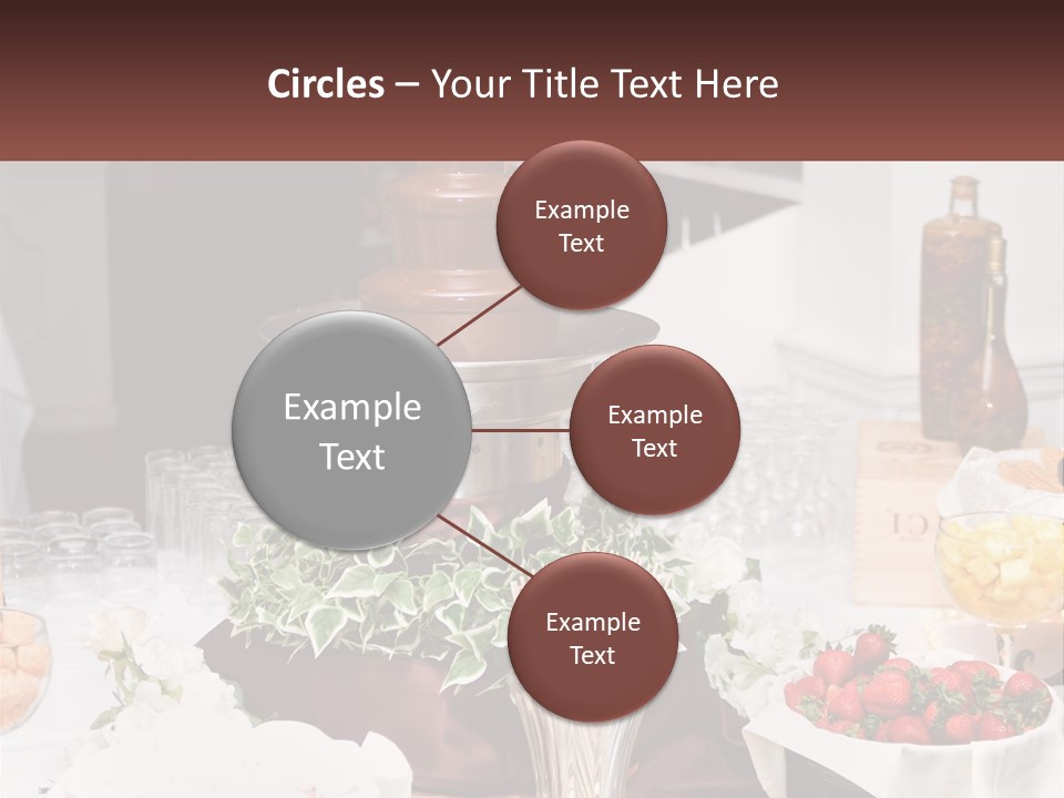 A Table Topped With Lots Of Food And Drinks PowerPoint Template