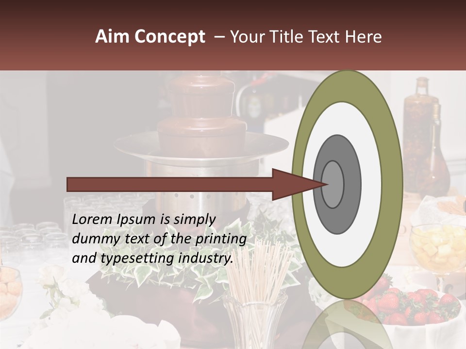 A Table Topped With Lots Of Food And Drinks PowerPoint Template