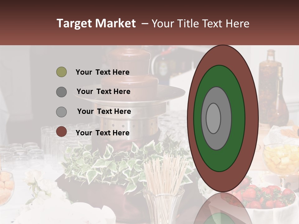 A Table Topped With Lots Of Food And Drinks PowerPoint Template