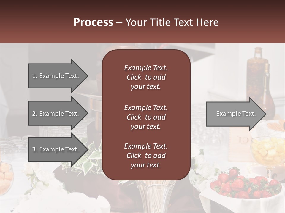 A Table Topped With Lots Of Food And Drinks PowerPoint Template
