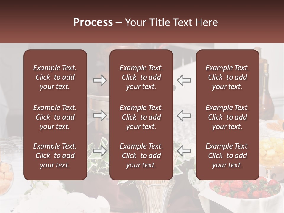 A Table Topped With Lots Of Food And Drinks PowerPoint Template