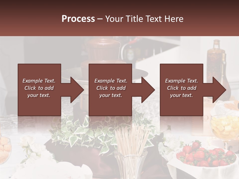 A Table Topped With Lots Of Food And Drinks PowerPoint Template